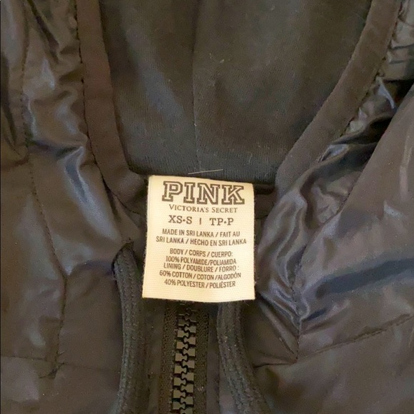 VS-Pink Three Quarter Zip Rain Resistant Jacket - Picture 2 of 3